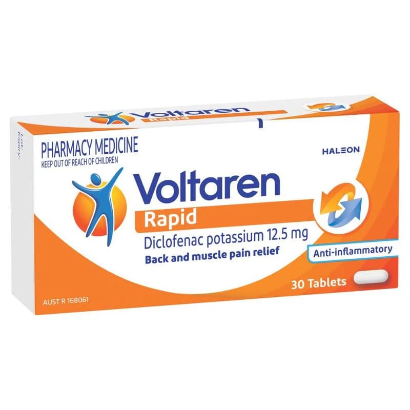 Voltaren Rapid Tabs 12.5mg 30s