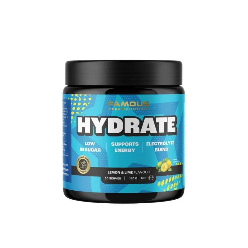 Famous Nutrition Hydration Lemon & Lime 180g