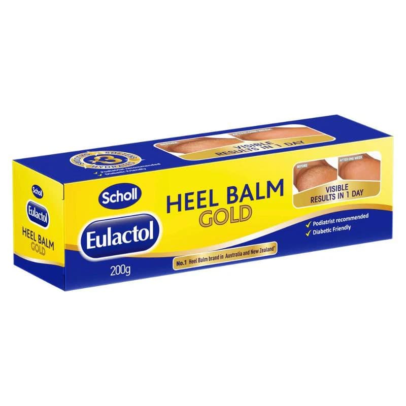 Scholl Eulactol Cracked Heel Balm Gold 200g