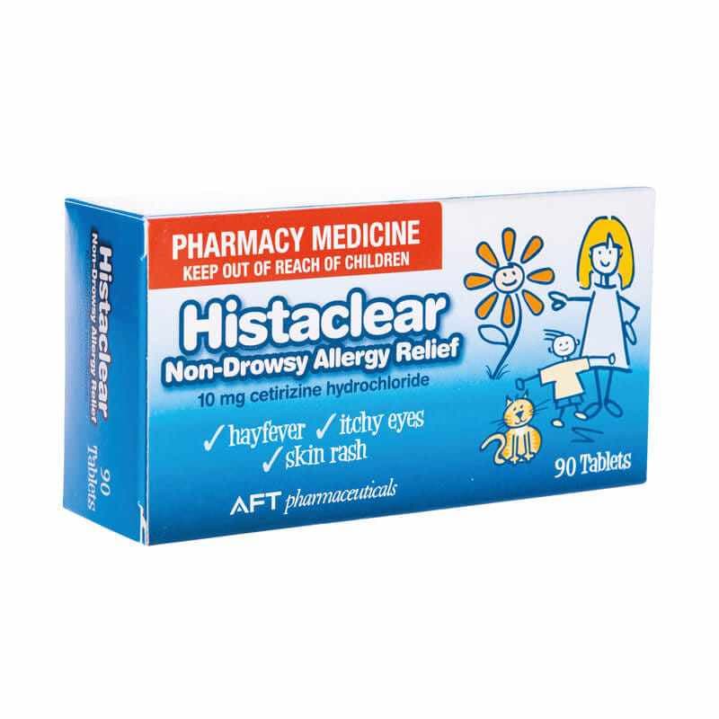 Histaclear Allergy Relief 10mg Tabs 90s