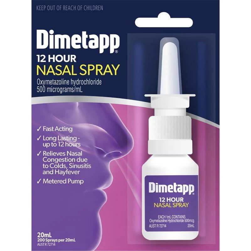 Dimetapp 12Hr Nasal Spray 20ml