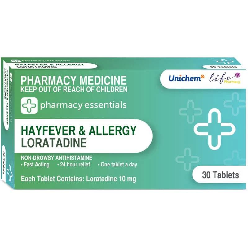 Pharmacy Essentials Loratadine 10mg Tablets 30pk