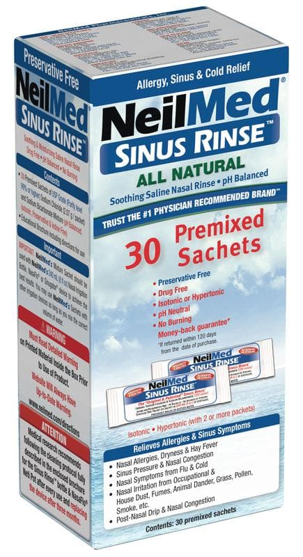 Neilmed Sinus Rinse PreMix Sachets 30s