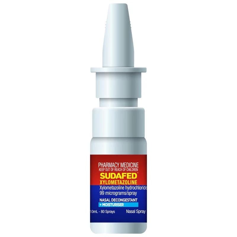 Sudafed Xylo Nasal Decongestant + Moisturiser Nasal Spray 10ml