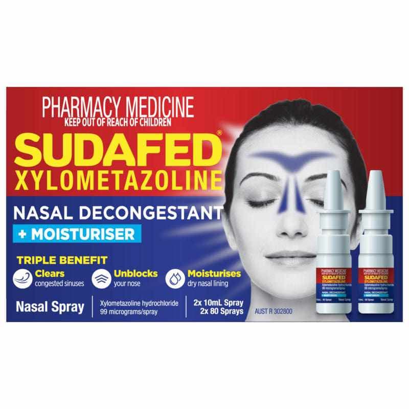 Sudafed Xylo Nasal Decon Value Pack 10ml 2pk