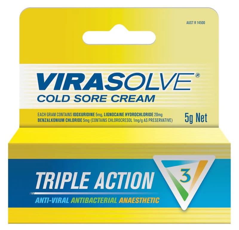 Virasolve Cold Sore Cream 5g