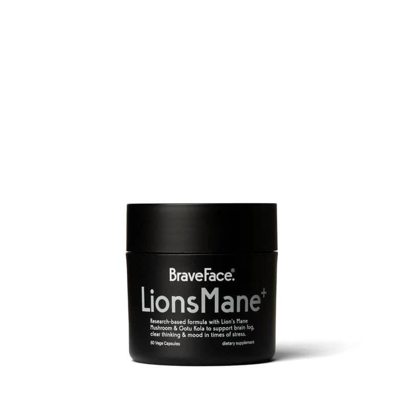 BraveFace LionsMane+ Capsules 60s