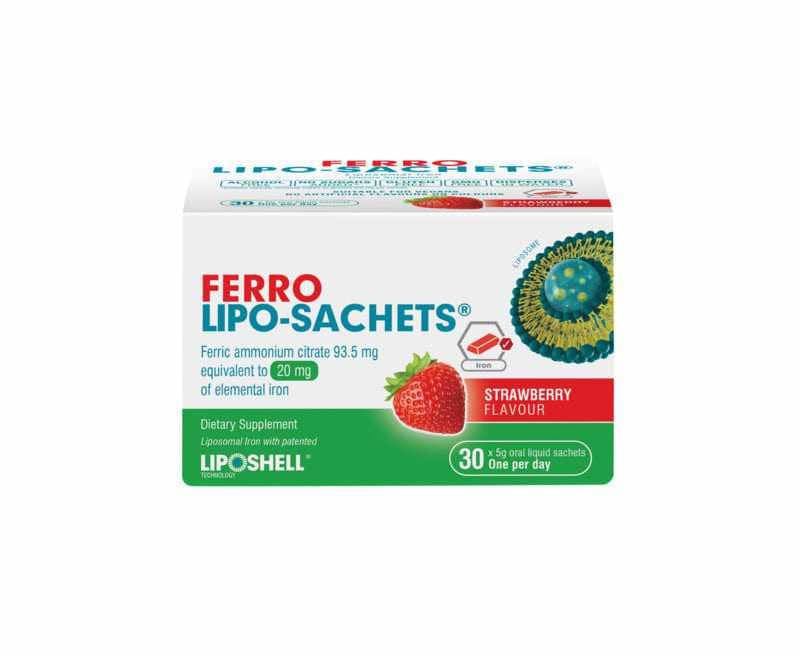 Lipo-Sachet Ferro Strawberry Sachets 30s