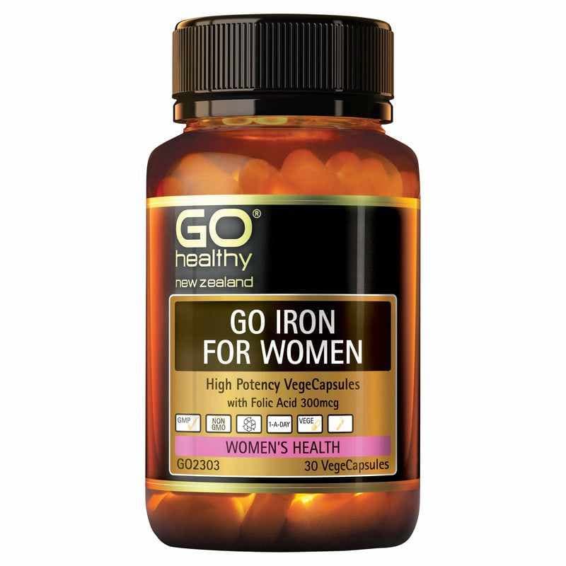 GO Healthy GO Iron for Women VegeCapsules 30s
