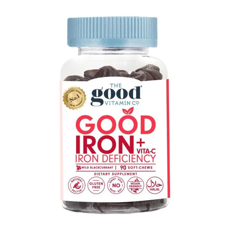 The Good Vitamin Co Iron + Vitamin C Soft-Chews 90s