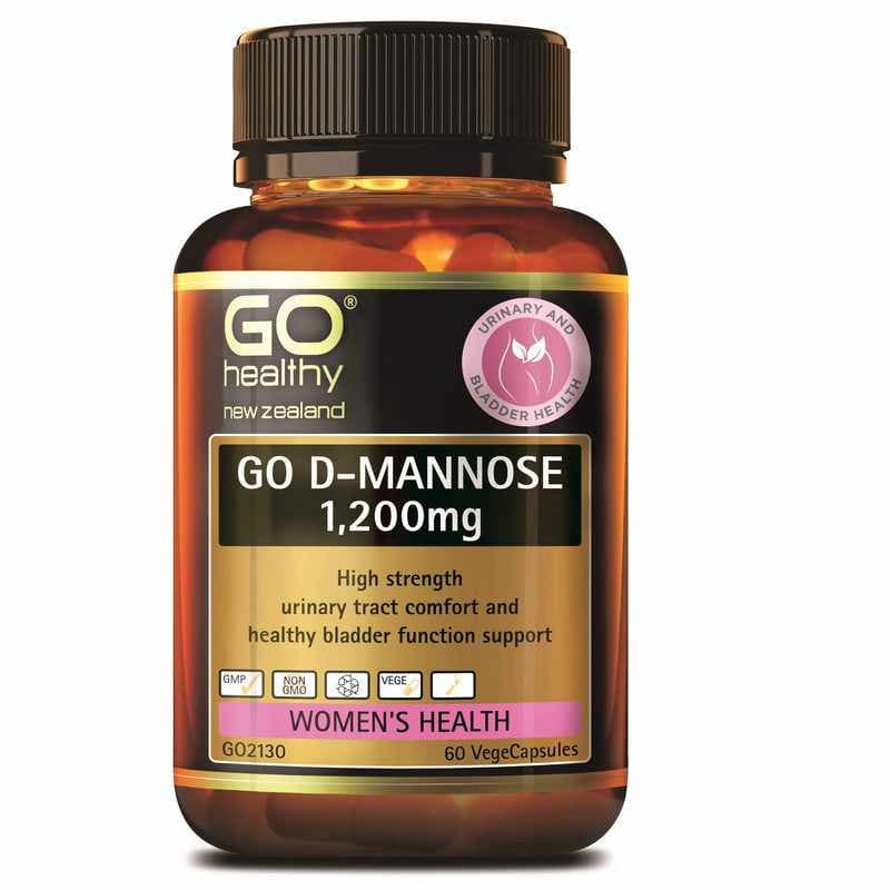 GO Healthy GO D-Mannose VegeCapsules 60s