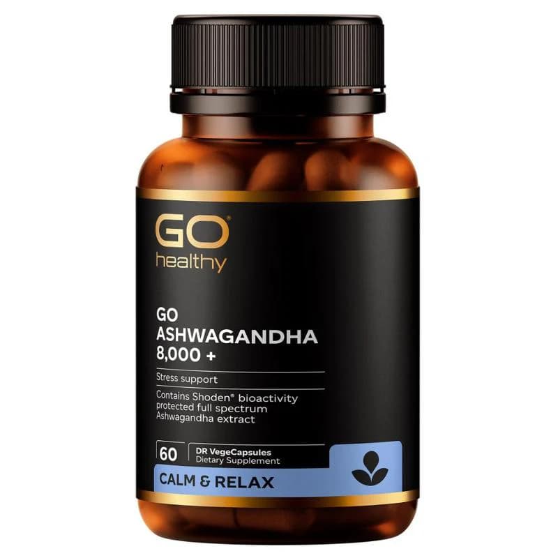 GO Healthy GO Ashwagandha 8000 + VegeCapsules 60s