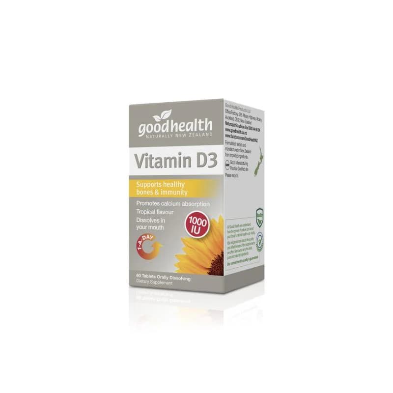 Good Health Vitamin D3 1000IU Tablets 60s