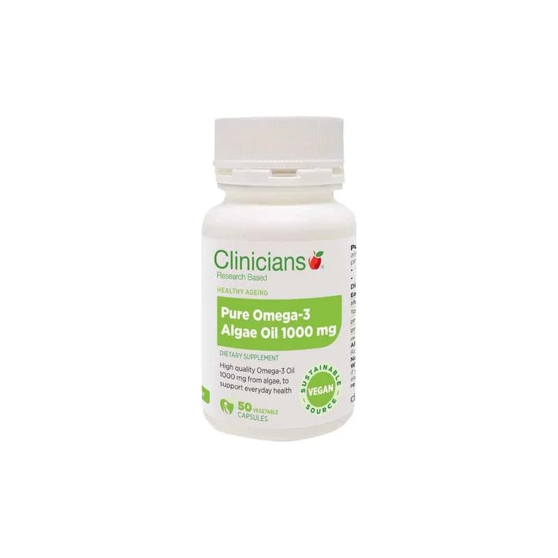 Clinicians Vegan Omega-3 Algae Oil Capsules 50s